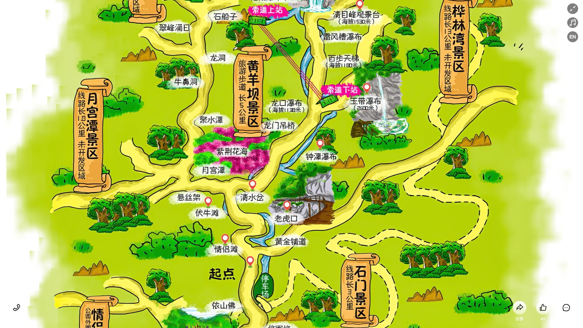 易县景区导览系统