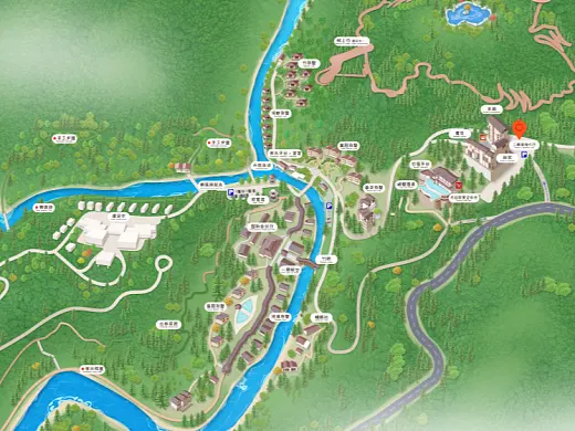 易县结合景区手绘地图智慧导览和720全景技术，可以让景区更加“动”起来，为游客提供更加身临其境的导览体验。